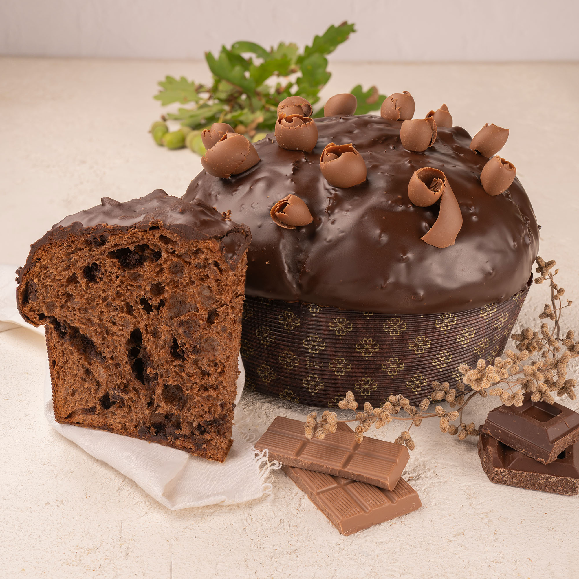 Panettone al Cioccolato FiorFiore TuttoFesta ricette lievitati e glassa per professionisti